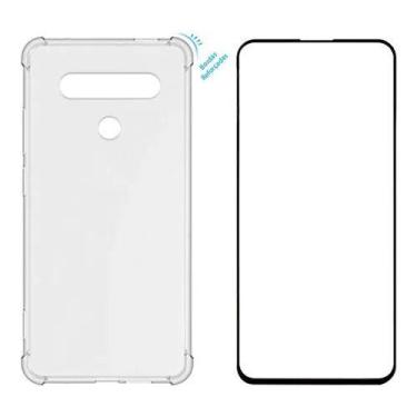 Imagem de Capa Anti Shock Para LG K61 + Película 3d Cobre Toda A Tela - Universo