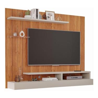 Imagem de Painel Suspenso Valência Plus Cinamomo-off White Para Até 50? - Permóbili Cinamomo-off White