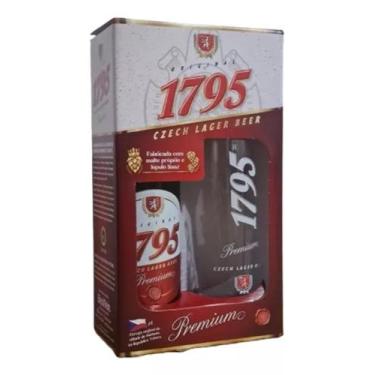 Imagem de Cerveja 1795 Lager República Tcheca Clara 500ml Kit Com Copo - 1795 Pi