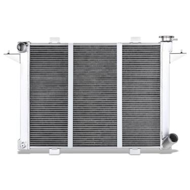 Imagem de DNA MOTORING Radiador de resfriamento de alumínio de 3 fileiras estilo OE compatível com Dodge D250 350 W250 350 5.9L Cummins, RA-CUMMINS91-3, CU1198