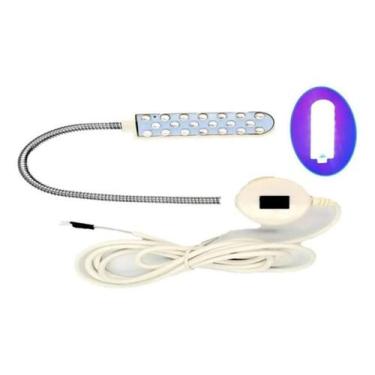 Imagem de Luminária 20 Lâmpada De Led Luz Negra Neon Flexível Costura - Lanmax