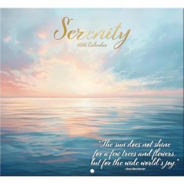 Imagem de Calendário de parede Serenity 2026 tamanho completo para planejamento, agendamento e organização