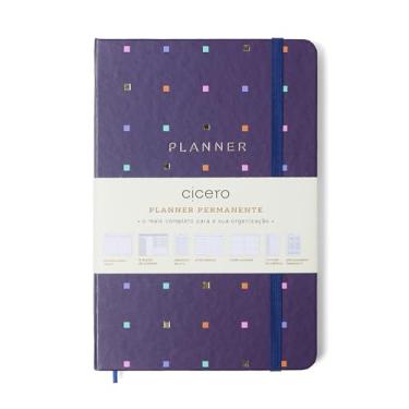 Imagem de Planner Permanente Ciceros Caderneta Bossa Nova 14X21 Pontos Azul, Cicero