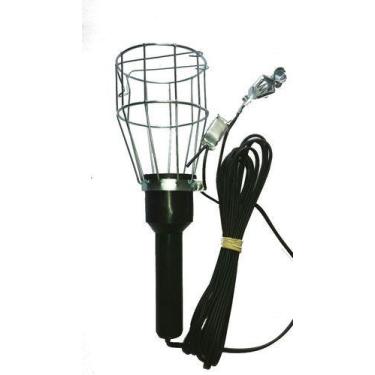 Imagem de Pendente Luz Oficinas- Fio 5mts-c/garra Bateria Gaiola Arame - WPN+Wal