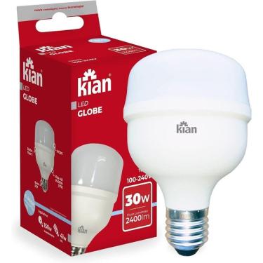 Imagem de Lâmpada Led Globe Kian Boa Potência Base E-27 30w 6,5k Bivolt