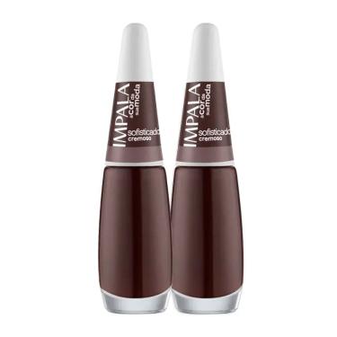 Imagem de Kit 2 Esmalte Impala A Cor da Sua Moda Cremoso Cor Sofisticado 7,5ml