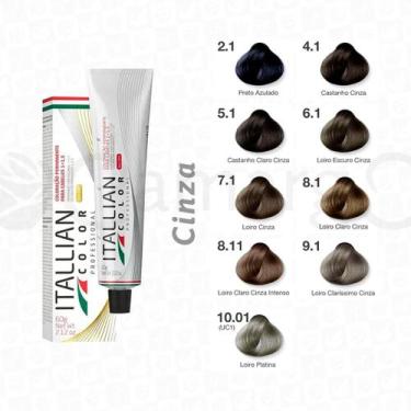 Imagem de Coloração cinza Itallian color 60g - Itallian Hairtech