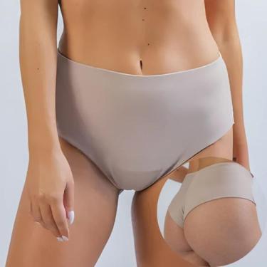 Imagem de Calcinha Alta Feminina Fio Dental Duplo Levanta Bumbum - Provence, Cho