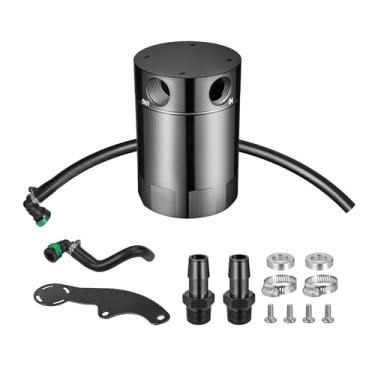 Imagem de EVIL ENERGY Lata de captura de óleo, kit de lata de captura de alumínio para Ford Mustang 5.0L 2011-2014, separador de óleo de ar 130 ml
