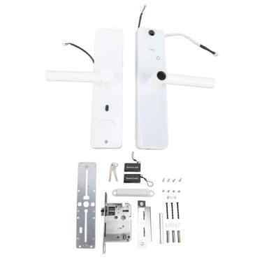 Imagem de Zhjvihx Fechadura de Porta Inteligente de Entrada Sem Chave Com Impressão Digital, Controle Remoto de APP, Instantâneo de Câmera Com Olho Mágico de Senha, Vários Métodos de Acesso,