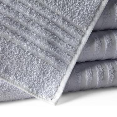 Imagem de Toalha de Rosto Profissional, Branca, 72x50cm, Algodão e Poliéster, 450g/m², para Hotelaria, Hospitais e Clubes