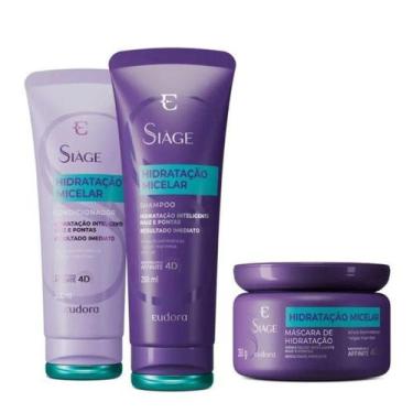 Imagem de Kit Siage Eudora Hidratação Micelar C/3