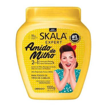 Imagem de Creme para Pentear + Creme Hidratante Skala Expert Amido de Milho 1kg