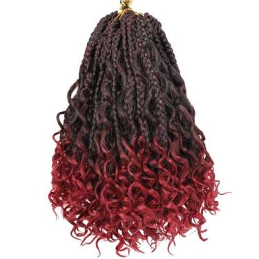 Imagem de Crochet Hair Beverlee Boho Box Braids de 10 polegadas, 8 pacotes para 