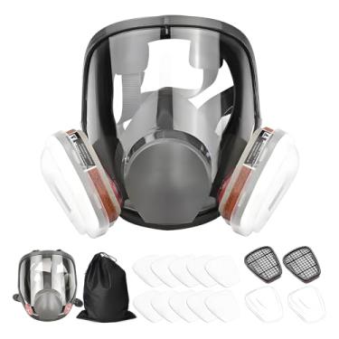 Imagem de NOVEVE Máscara Pintura Automotiva Completa Kit 10 Filtros 5n11 92%