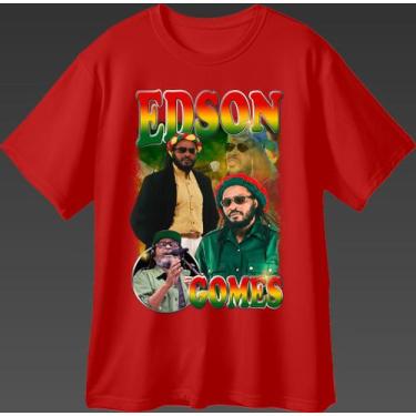 Imagem de Camisa Edson Gomes Reggae Lançamento Novo, Vermelho, M