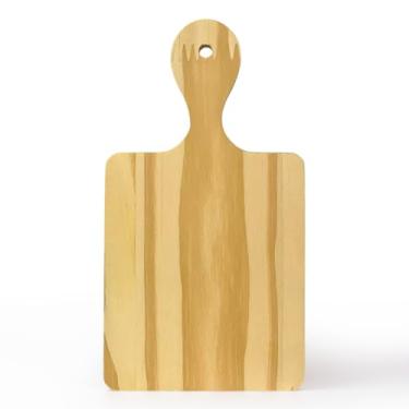 Imagem de Conjunto 5 Mini Tábuas de Madeira Pinus para Caipirinha, Cortar Temperos, Servir Petiscos ou Usar como Lembrancinhas Decorativas