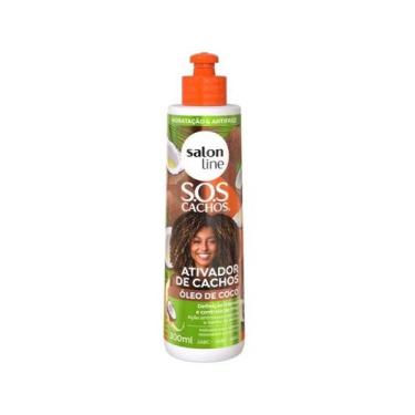 Imagem de Ativador de Cachos Salon Line SOS Cachos Óleo de Coco 300ml