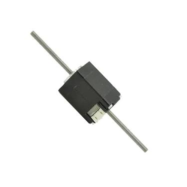 Imagem de POWTAXBJGD Arranque eletrônico linear stepper NEMA 8 parafuso de avanço de partida eletrônico não cativo e tipo externo com 100 mm de comprimento Tr5*2 e Tr3,5 * 0,61 Rosca (externa)