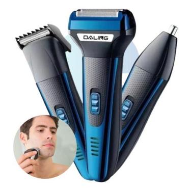 Imagem de Maquininha Tira Pelo Corpo Todo Barba Cabelo Detalhe Sem Fio - Daling,