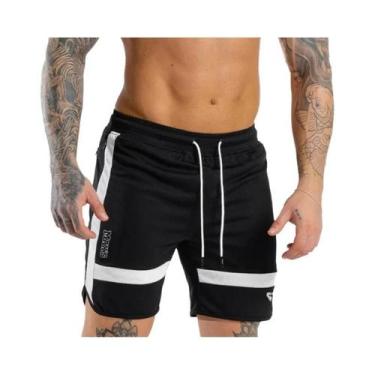 Imagem de Shorts De Treino Masculinos Em Malha Respirável Para Corrida E Academi