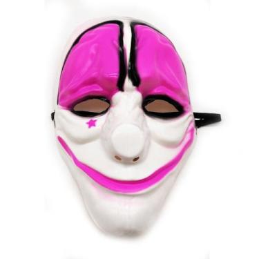 Imagem de Máscara de cosplay Paydays Clown Party Decoração de Halloween - yiweis