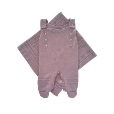 Imagem de Saída de Maternidade Jardineira 2 Peças - Paramount Lan Sul, Rose, RN