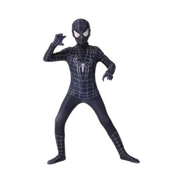 Imagem de Fantasia De Super-Herói Aranha Para Crianças, Macacão De Spandex Para 