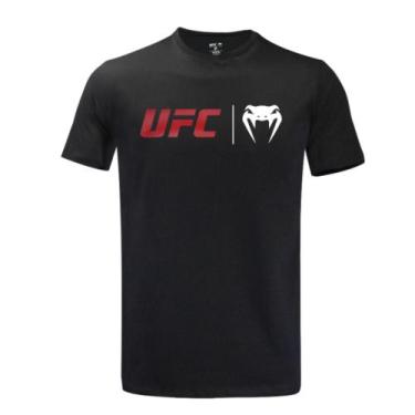 Imagem de Camiseta Masculina Ufc Venum Classic - Black/red, XGG