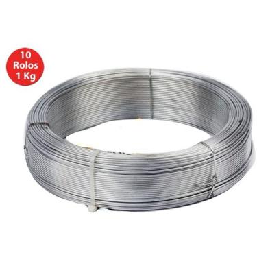Imagem de Arame Liso Galvanizado N18 Beltools 1,24mm 10 Rolos 1Kg