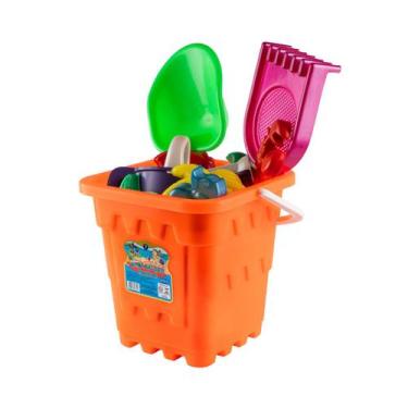 Imagem de Kit Mega Baldão Radical Castelo Brinquedos De Praia Crianças, Mega Bal