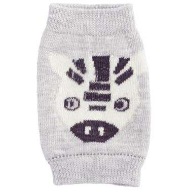 Imagem de Joelheira para Bebê 06-12 Meses Masculino - Pimpolho, Cinza, Zebra