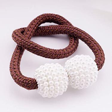 Imagem de 1 pacote de prendedor de cortina magnético prendedor de cortina prendedor de fivela de bola pendurada fivela de suspensão acessórios para cortina decoração de casa, 02