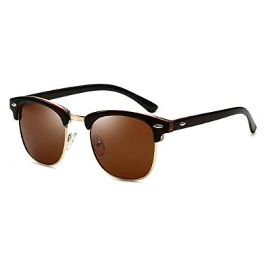 Imagem de Óculos de Sol Polarizado Masculino Feminino Design Olho Óculos de Sol Feminino Semi Sem Aro Clássico Óculos de Sol Oculos De Sol UV400,C9,A