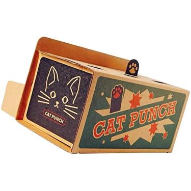 Imagem de UGPLM Brinquedos de soco de madeira para gatos, fornecedores de animais de estimação, brinquedo de arranhar pata de gato