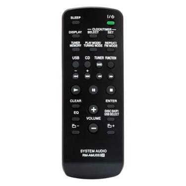Imagem de RM-AMU053 substitui o controle remoto do sistema de áudio compatível com o sistema de componentes Sony HI FI MHC-GTR33 MHC-GTR55 MHC-GTR555 MHC-GTR7 MHC-GTR77 MHC-GTR8 HCD-GTR33 HCD-GTR55 HCD-GTR55