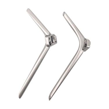 Imagem de PERFASCIN Base de suporte de TV adequada para pernas de TV Hisense, suporte de base adequado para Smart TV Hisense 55 polegadas QLED Ultra-HD 55U6G