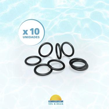 Imagem de Kit De 10 Borrachas De Vedação Placa Aquecedor Solar Teksol Para Piscina