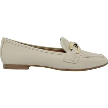 Imagem de Sapato Mocassim Feminino Casual Dia a Dia Passeio Trabalho Extra Conforto Detalhes Metalizados Dakota D0822