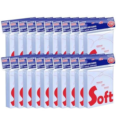 Imagem de JohnBee Capas para cartões – OPP Penny Sleeve para cartões colecionáveis – Interior Premium Toploader – Serve para MTG, TCG, Game & Sports Cards, Kpop Pocket Polaroid Photo Sleeves – Ideal para