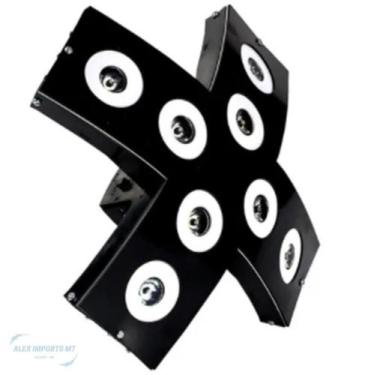 Imagem de Jogo De Luz Xtreme Deltrônica 8 Canhão Par Led Festa Balada - A.R Vari