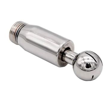 Imagem de Mini Esfera De Pulverização Rotativa CIP Macho NPT De 1/2" - Hardware Sanitário Para Tanque De Cerveja Artesanal Em Aço Inoxidável 304, 89×24.8mm Para Limpeza Eficiente Do Tanque