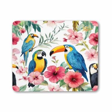 Imagem de Moslion Llama Mouse Pad Alpaca Cacto Folhas Bonito Colorido Borla Rosa Mouse Tapete para Jogos Base de Borracha Antiderrapante Mousepad Grosso para Laptop Computador PC 24,9 x 19,8 cm, Multi-a10, 7.9X9.5 Inch