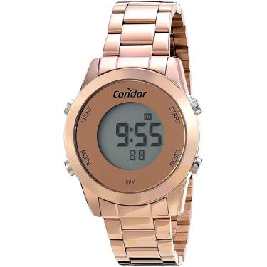 Imagem de Relógio Feminino Condor Rosa Digital 4cm Quartz