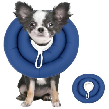 Imagem de BARDIMIES Cones Macios para Cães, Coleira de Recuperação para Cães Donut Após Cirurgia-Alternativa Ao Cone da Vergonha, Coleira Eletrônica Anti-Mordida E Lambida para Animais de Estimação, Cicatrizaçã