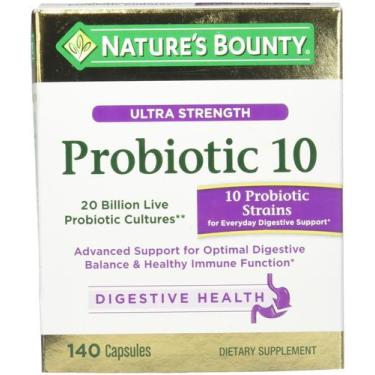 Imagem de Suplemento Nature's Bounty Ultra Strength Probiotic 10 140 cápsulas