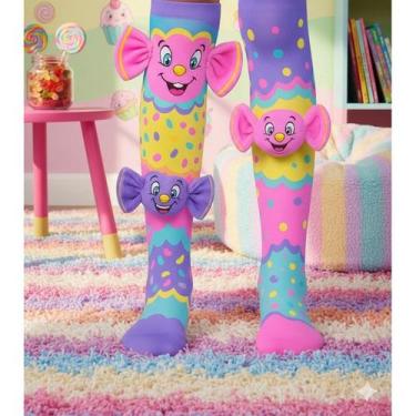 Imagem de Meias 3D Infantil Maluca Divertida Personagens oi - NoBrand, Doces