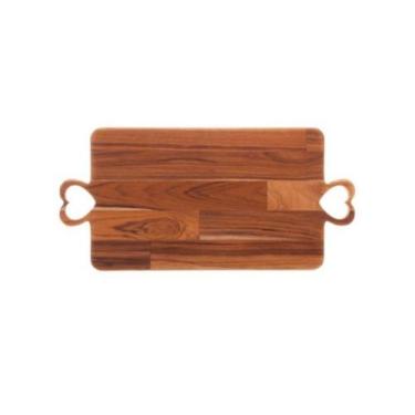 Bandeja madeira coquinho c/sisal natural 45x30x4cm woodart