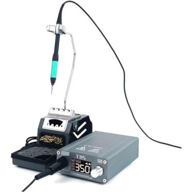 Imagem de Estação de solda inteligente t115 com ferro de solda elétrico jbc, pontas de soldagem para reparo de telefone smd bga, t115 i, 1