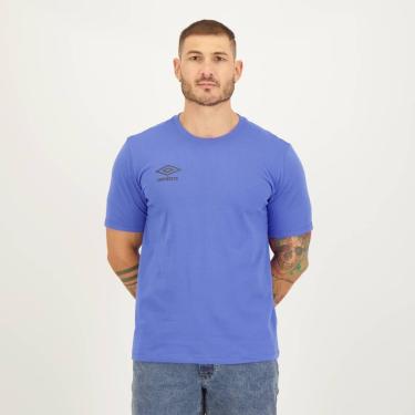 Imagem de Camisa Umbro Essential Azul-Masculino